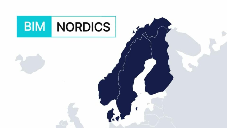 Nordics countries shown on a map